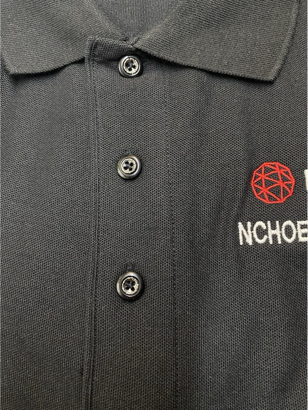 Port Authority® EZCotton™  Polo Medium Black NEW!!! Logo Radio Systems - Picture 8 of 9